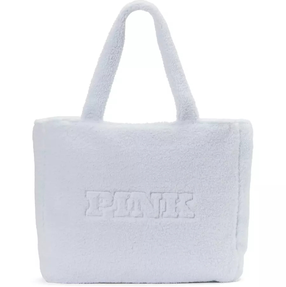 NEW Victoria's Secret LOVE PINK Plush Teddy Tote